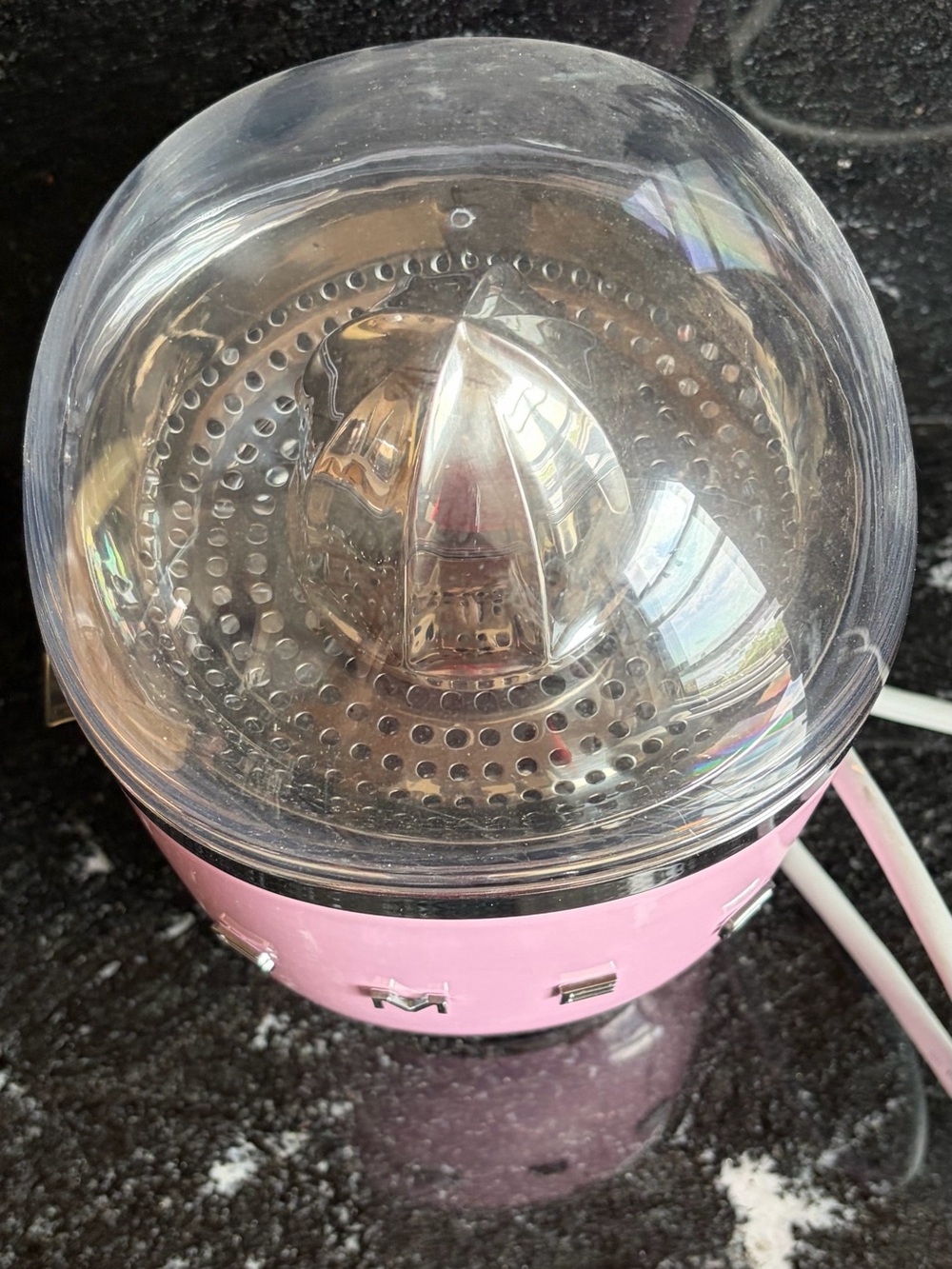 SMEG Pink Citrus Juicer - Retro-Style Kitchen Tool NEVER USED - Picture 3 of 6